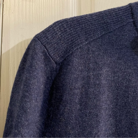 Banana Republic Men’s Blue Italian Wool Sweater Sz XL - Picture 8 of 15